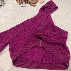 Free People Zip Up Hoodie